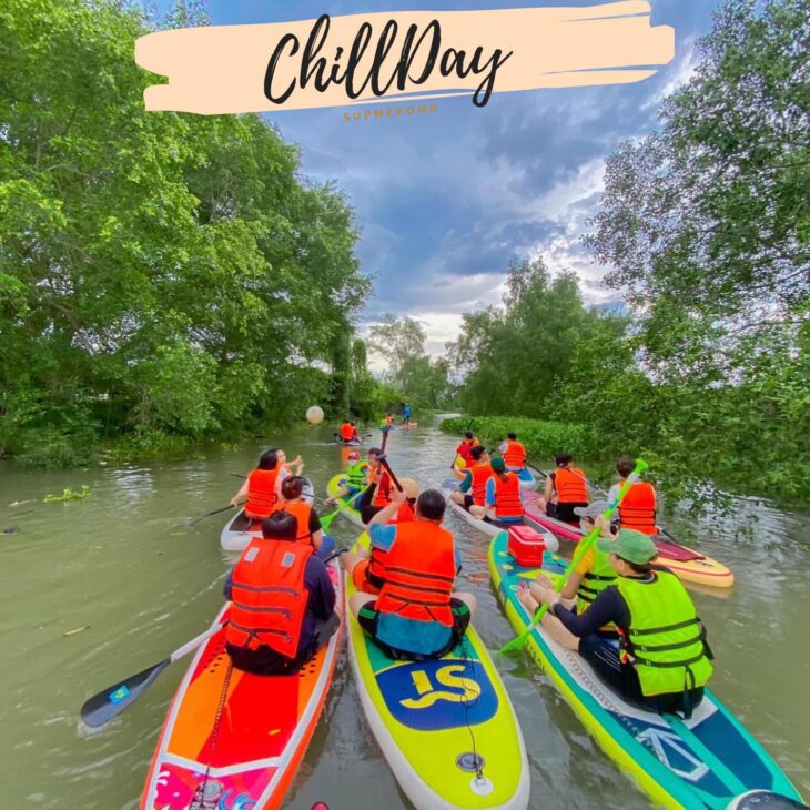 Chèo SUP khám phá Cồn Ấu tuyệt đẹp chỉ 599k/người tại SupMekong