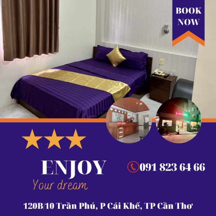 Nhanh tay book ngay phòng đẹp tại Hà Phương Hotel
