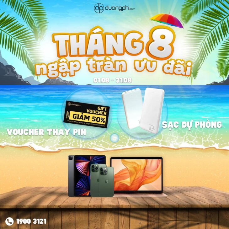 [THÁNG 8] NGẬP TRÀN ƯU ĐÃI tại DƯƠNG PHI