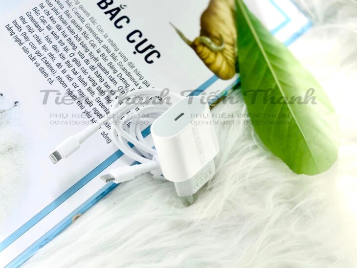 Bộ sạc PD 20w cổng kết nối TypeC to lighning