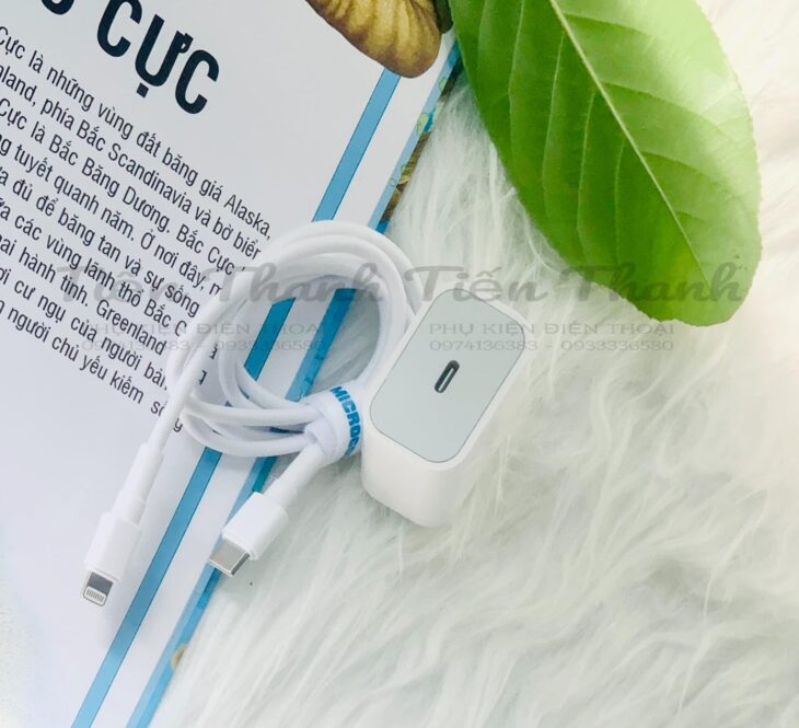 Bộ sạc PD 20w cổng kết nối TypeC to lighning