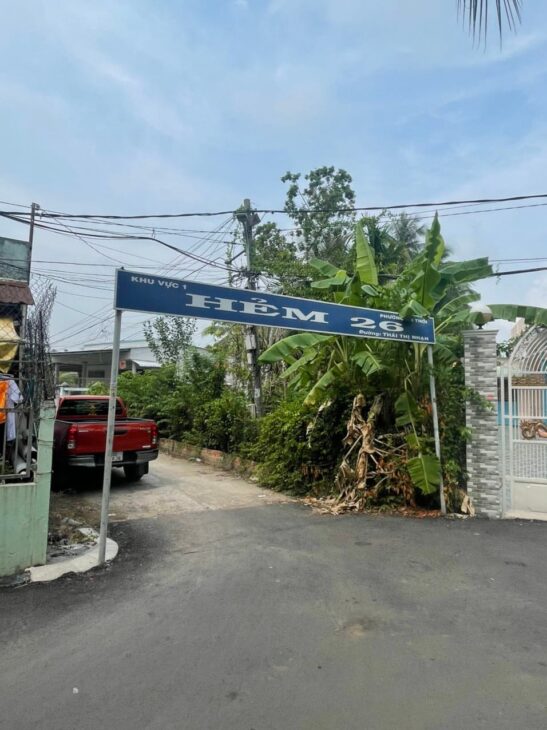 Nhà trệt kiên cố sân rộng rãi đường Thái Thị Nhạn – P. An Thới – Bình Thủy