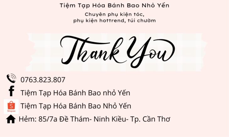 Tiệm Tạp Hoá Bánh Bao Nhỏ Yến ( phụ kiện – túi chườm)