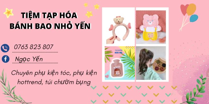 Tiệm Tạp Hoá Bánh Bao Nhỏ Yến ( phụ kiện – túi chườm)