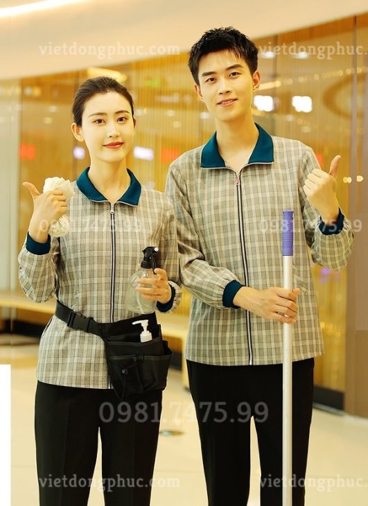 Mẫu đồng phục tạp vụ chất lượng, giá tốt nhất thị trường