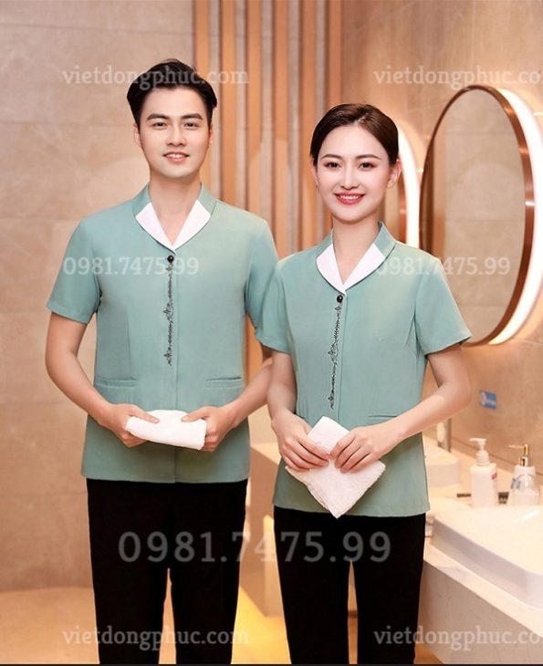 Mẫu đồng phục tạp vụ chất lượng, giá tốt nhất thị trường