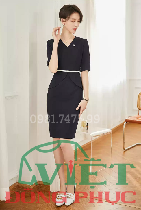 Mẫu váy liền công sở chuẩn form, bền đẹp, giá rẻ nhất