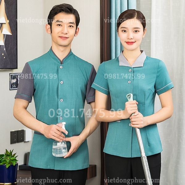 Mẫu đồng phục tạp vụ chất lượng, giá tốt nhất thị trường