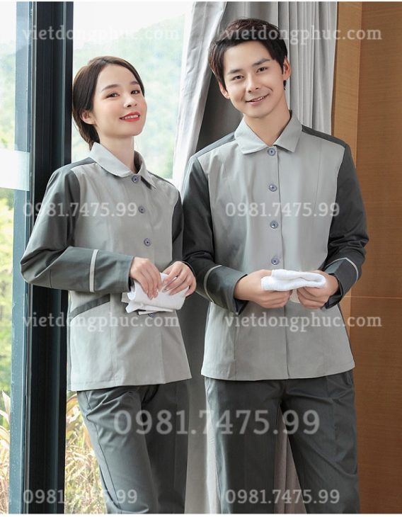 Mẫu đồng phục tạp vụ chất lượng, giá tốt nhất thị trường