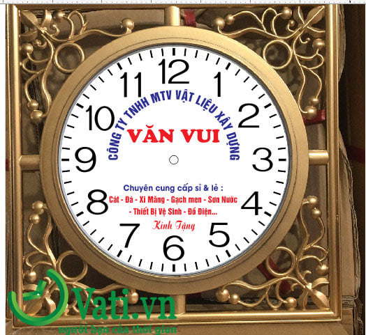 VATI NHẬN SẢN XUẤT ĐỒNG HỒ TREO TƯỜNG THEO YÊU CẦU