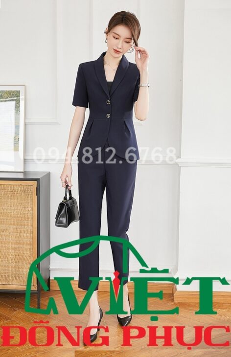 Mẫu áo vest nữ đồng phục thiết kế chuẩn form, chất đẹp, giá tốt