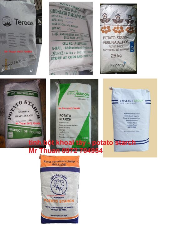 nguyên liệu Tinh Bột Khoai Lang (Sweet Potato Starch )