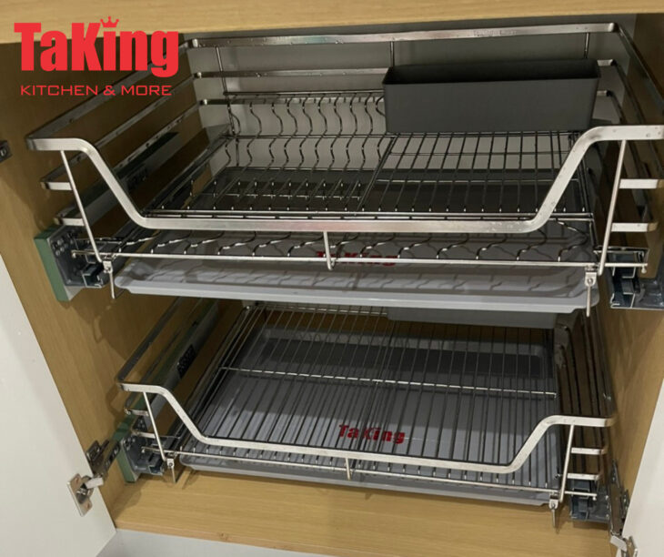 Kệ xoong nồi, giá bát nan dẹt SUS 304 hiện đại, cao cấp TaKing Kệ xoong nồi, giá bát nan dẹt SUS 304 hiện đại, cao cấp TaKing
