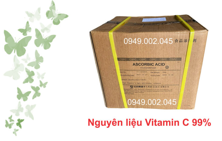 Ascorbic Acid – Vitamin C nguyên liệu 99% cho Thủy Sản