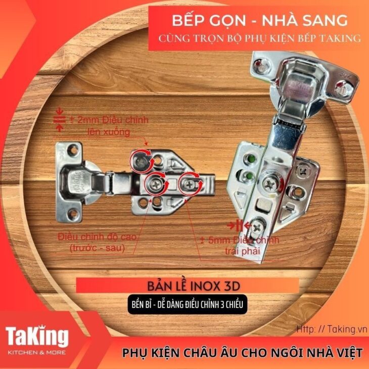 Bản lề tháo lắp nhanh 3D TaKing Bản lề tháo lắp nhanh 3D TaKing