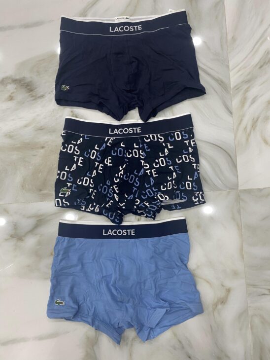 Set quần boxer nam Lacoste chính hãng nhập Mỹ
