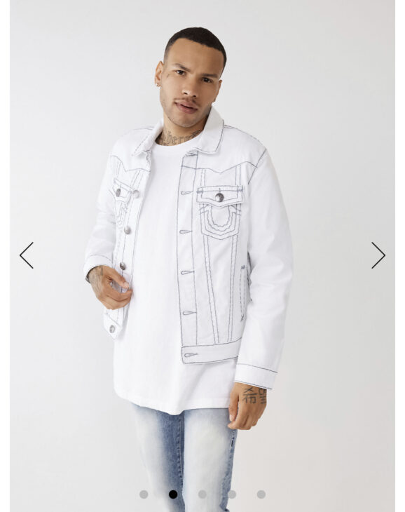 Áo khoác jeans địa True Religion chính hãng nhập Mỹ