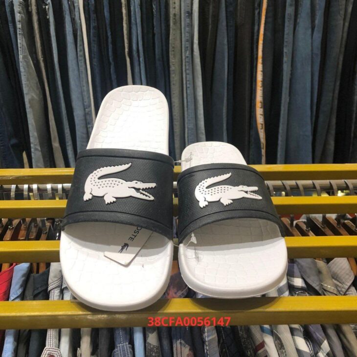 Dép cá sấu Lacoste nam hàng chính hãng nhập Mỹ