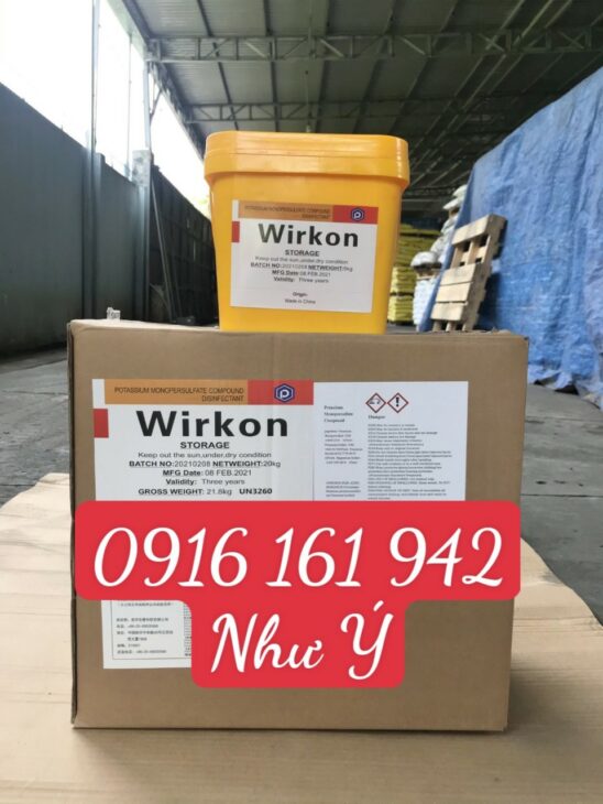 WIRKON XÔ 5KG : Wirkon phổ rộng, diệt khuẩn an toàn WIRKON XÔ 5KG : Wirkon phổ rộng, diệt khuẩn an toàn