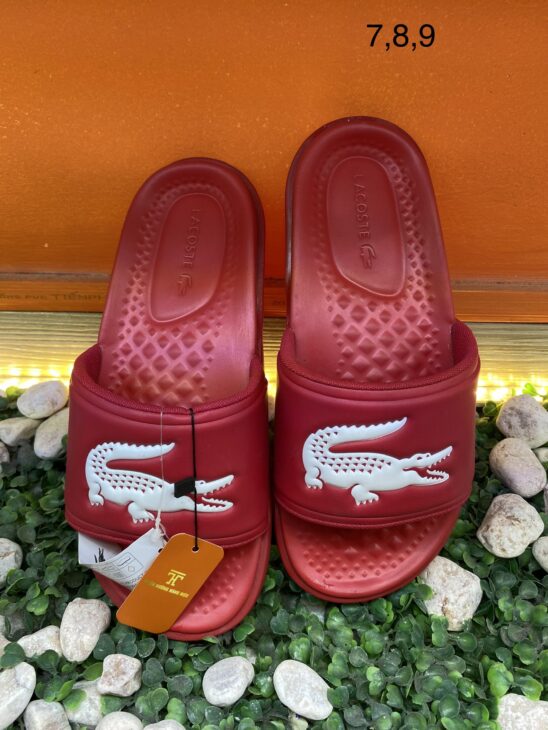 Dép cá sấu Lacoste nam hàng chính hãng