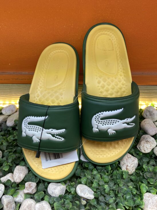Dép cá sấu Lacoste nam hàng chính hãng