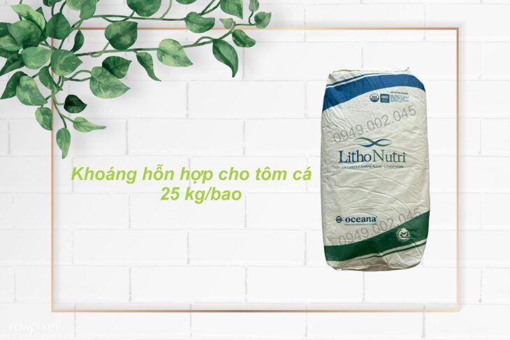 Lithonutri Powder – Khoáng tạt, khoáng trộn dạng bột cho tôm cá