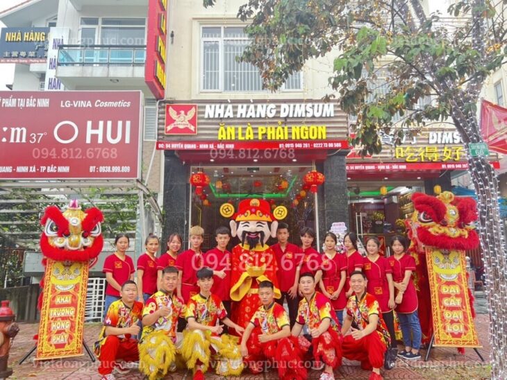Đồng phục nhà hàng ăn uống trẻ trung, bền đẹp – Miễn phí thiết kế