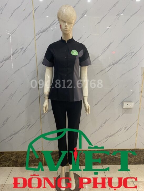 Đồng phục nhà hàng ăn uống trẻ trung, bền đẹp – Miễn phí thiết kế