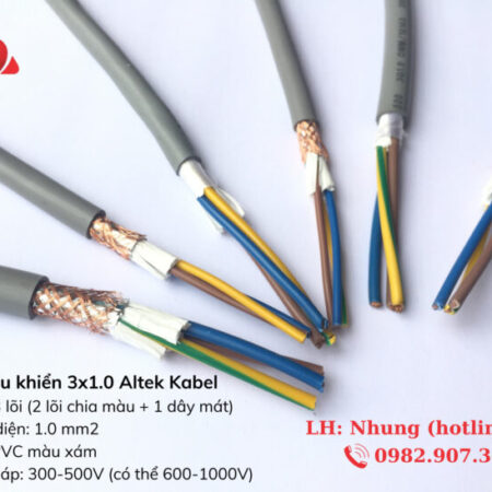 Cáp điều khiển 3×1.0mm Altek Kabel nhập khẩu chính hãng, giá rẻ, uy tín Cáp điều khiển 3×1.0mm Altek Kabel nhập khẩu chính hãng, giá rẻ, uy tín