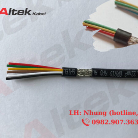 Cáp tín hiệu chống nhiễu vỏ đen đồng si bạc