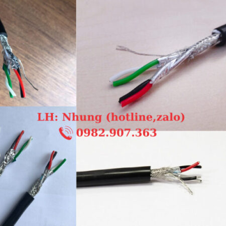 Cáp tín hiệu RS 485 Altek Kabel vỏ đen dày dặn, đi trong nhà và ngoài trời