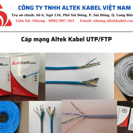 Cáp mạng Altek Kabel UTP/FTP truyền tín hiệu thông tin-khách hàng tin dùng