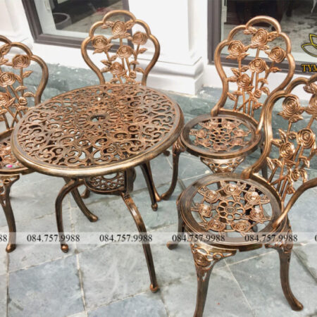 Bàn ghế nhôm đúc, bàn ghế ban công giá xưởng Bàn ghế nhôm đúc, bàn ghế ban công giá xưởng