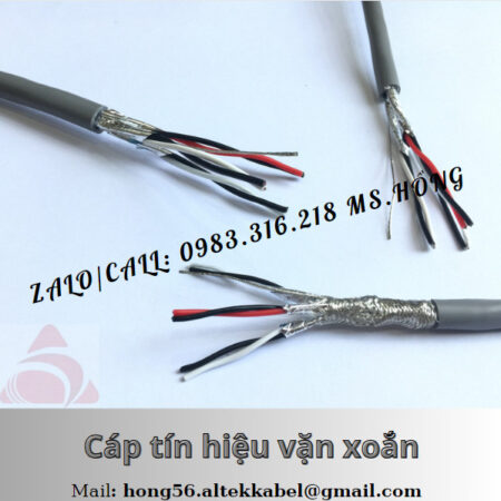 Cáp tín hiệu vặn xoắn 1,2,3,4(Pair)