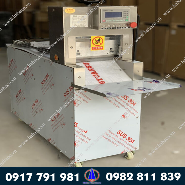 Máy thái thịt đông lạnh 2 cuộn