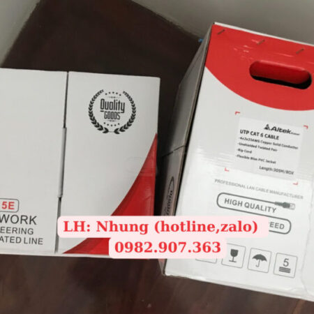 Cáp mạng cat 5e Altek Kabel 8 lõi phân phối độc quyền Cáp mạng cat 5e Altek Kabel 8 lõi phân phối độc quyền