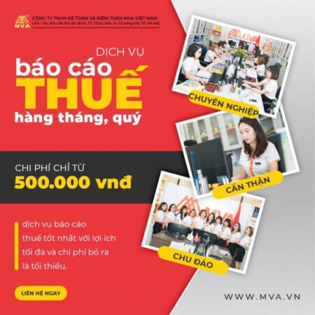 Dịch vụ Báo Cáo Thuế Dịch vụ Báo Cáo Thuế