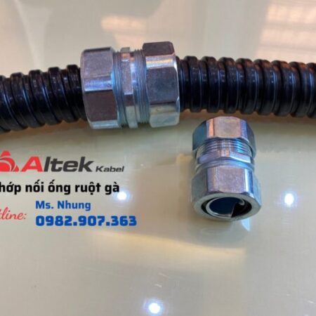 Cung cấp khớp nối ống ruột gà kết nối 2 ống dây Cung cấp khớp nối ống ruột gà kết nối 2 ống dây
