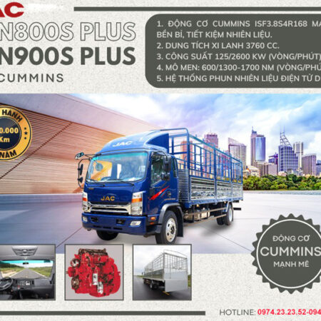 Xe Tải 8 Tấn JAC 8 Tấn JAC N800 – chuyển phát nhanh, Logistics, Express