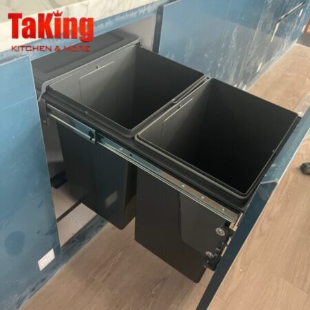 Thùng rác đôi âm tủ hiện đại, chất liệu an toàn TaKing Thùng rác đôi âm tủ hiện đại, chất liệu an toàn TaKing