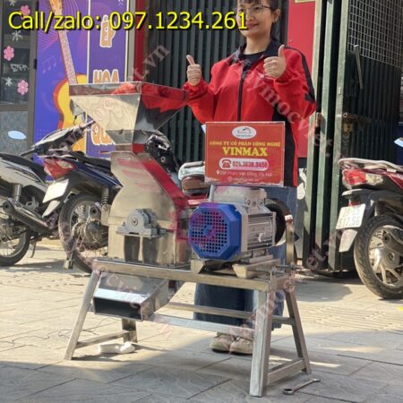 Máy nghiền bột ngô, khoai, sắn inox VMN3000