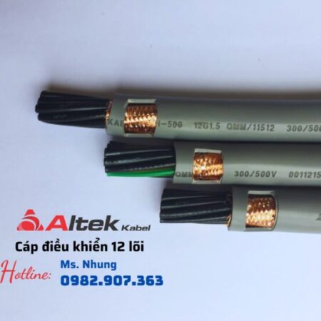 Phân phối độc quyển cáp điều khiển 12 lõi Altek Kabel tiêu chuẩn châu âu Phân phối độc quyển cáp điều khiển 12 lõi Altek Kabel tiêu chuẩn châu âu