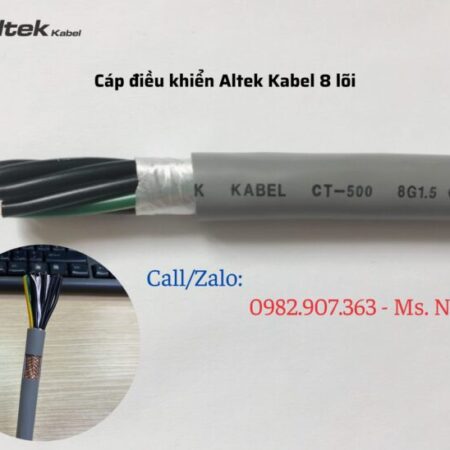 Cáp điều khiển 8 lõi thương hiệu Altek Kabel Đức – tiêu chuẩn châu âu