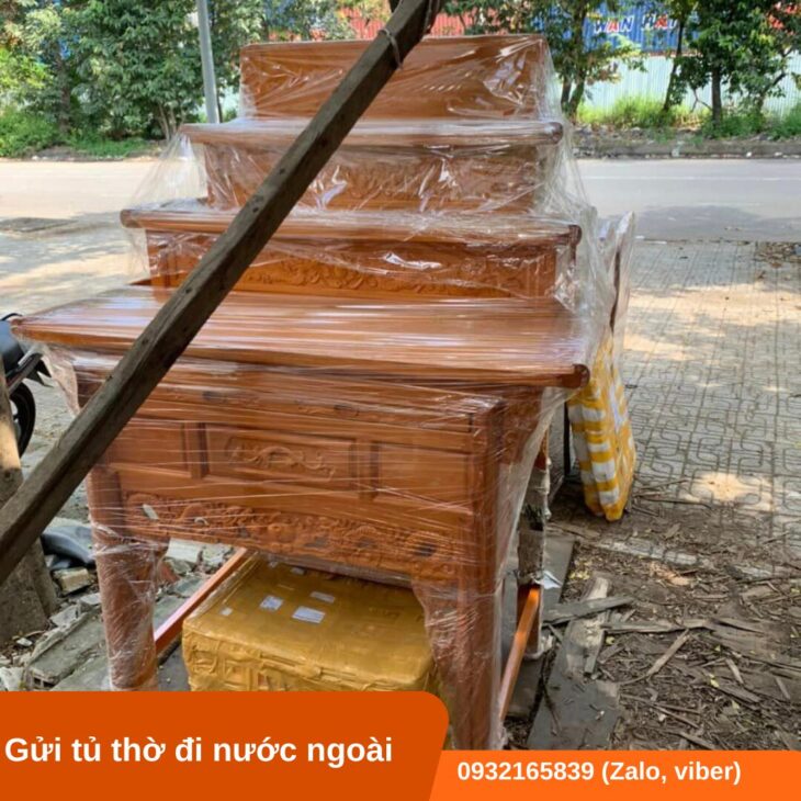 Dịch vụ gửi tủ thờ đi Canada tại Hà Nội