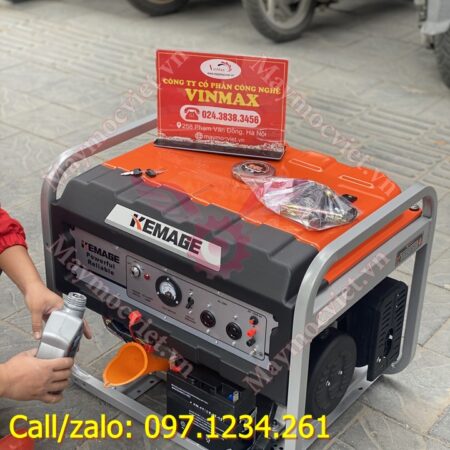 Máy phát điện chạy xăng 5kw Kemage KM7500 giá rẻ Máy phát điện chạy xăng 5kw Kemage KM7500 giá rẻ