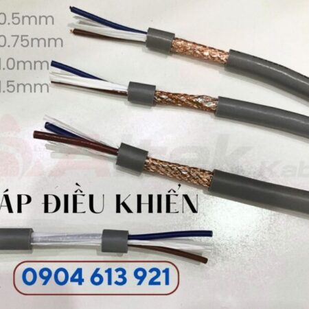Dây điều khiển truyền tín hiệu 2 lõi 0.5/0.75/1.0/1.5mm Dây điều khiển truyền tín hiệu 2 lõi 0.5/0.75/1.0/1.5mm