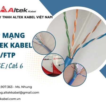 Cáp mạng UTP/FTP cat5e, cat 6 Altek Kabel chính hãng