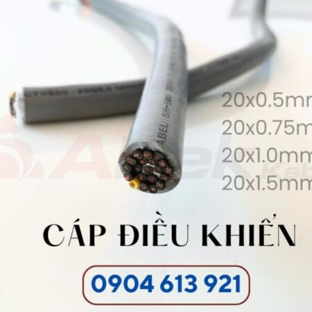 Cáp điều khiển/ cáp tín hiệu 20 lõi 20×0.5/20×0.75/20×1.0mm/20×1.5mm Cáp điều khiển/ cáp tín hiệu 20 lõi 20×0.5/20×0.75/20×1.0mm/20×1.5mm
