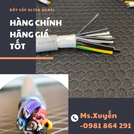 Dây cáp điều khiển 7C, 7×0.5,7×0.75,7×1.0,7×1.5mm2 Altek Kabel Dây cáp điều khiển 7C, 7×0.5,7×0.75,7×1.0,7×1.5mm2 Altek Kabel
