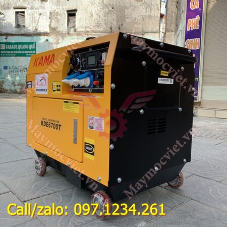 Máy phát điện dầu 5kw Kama KDE6700T giá rẻ Máy phát điện dầu 5kw Kama KDE6700T giá rẻ